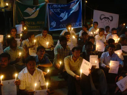 FSF Bengaluru protest